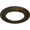 Ekena Millwork Roped Medway Ceiling Medallion (Canopies up to 7 1/2"), 12 1/4"OD x 7 1/2"ID x 7/8"P, Green Gold CM12MEGGS - alternate 2